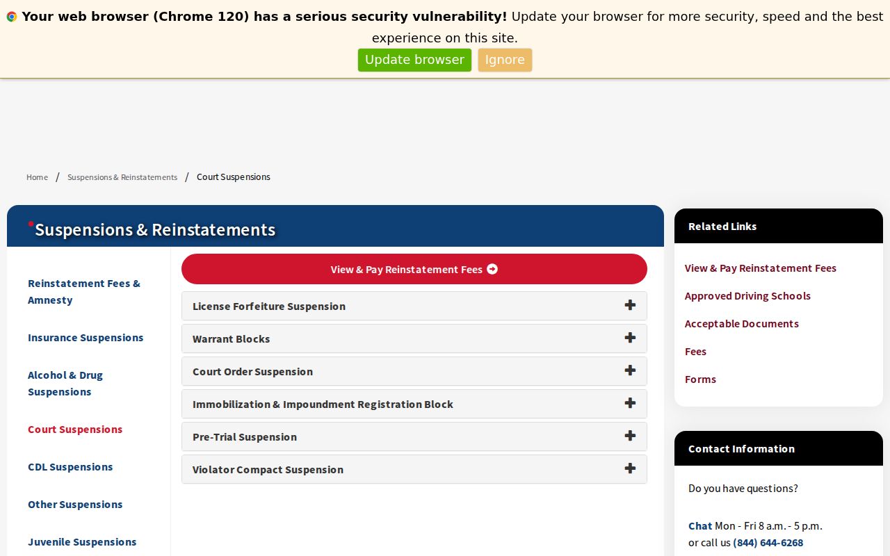 Delaware County traffic court record and BMV court release information